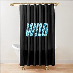 Ben Azelart Merch Stay Wild Tee Shower Curtain