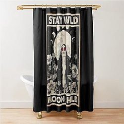 Stay Wild Moon Child Shower Curtain
