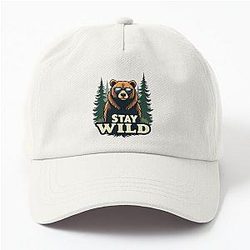 Bear Stay Hippie Dad Hat