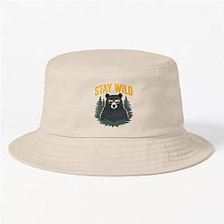 Stay Wild Bear Design Hat