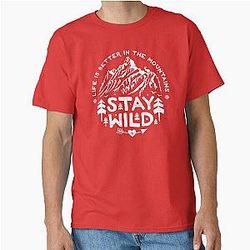 Stay Wild White Classic T-Shirt