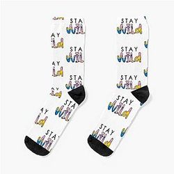 Stay Wild Ben Azelart Socks