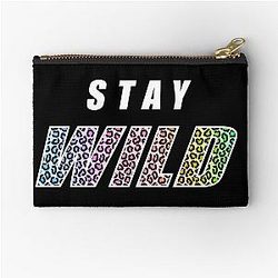 Stay Wild Zipper Pouch