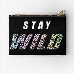 Stay Wild Zipper Pouch