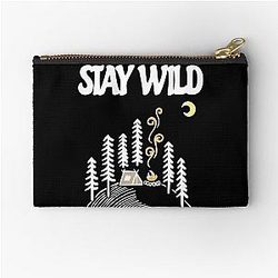 Stay Wild Into The Wild Zipper Pouch