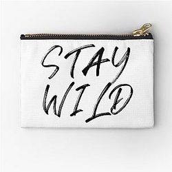 Stay Wild Zipper Pouch