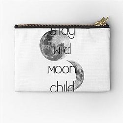 Stay wild moon child Zipper Pouch