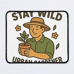 Stay Wild Urban Gardener Mousepad