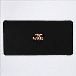 Stay Wild Ben Azelart Desk Mat