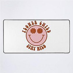 Flower Child Stay Wild Desk Mat