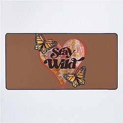 Stay Wild Monarch Butterfly Desk Mat