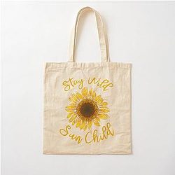 Stay Wild Sun Child Cotton Tote Bag