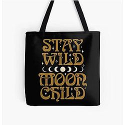 Stay Wild Moon Child Tote Bag