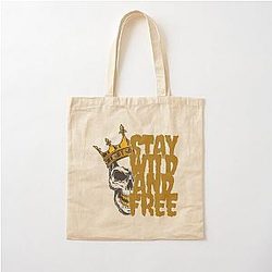 Stay Wild and Free New Cotton Tote Bag