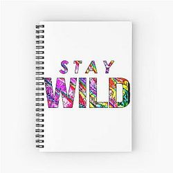 Stay Wild Ben Azelart Notebook