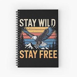 Stay Wild Spiral Notebook