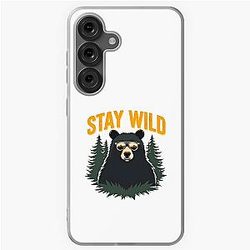 Stay Wild Bear Design Soft Case for Samsung Galaxy