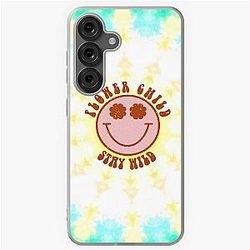 Flower Child Stay Wild Samsung Galaxy Soft Case