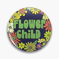 Stay Wildflower Child Pin