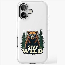 Bear Stay Wild iPhone Tough Case