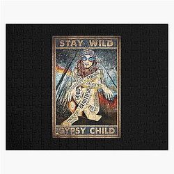 Stay Wild Gypsy Child Puzzle