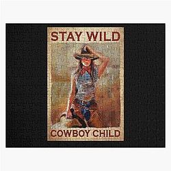 Stay Wild Cowboy Child Puzzle