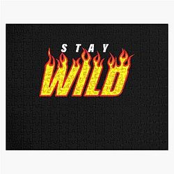 Stay Wild Merch Ben Azelart Fire Jigsaw Puzzle