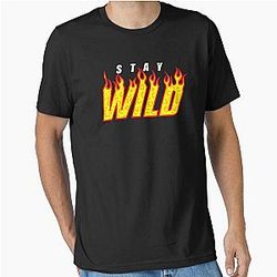 Stay Wild Fire Essential T-Shirt