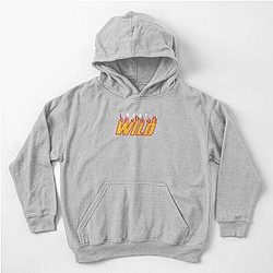 Stay Wild Fire Ben Azelart Kids Hoodie