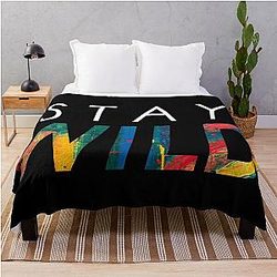 Stay Wild Ben Azelart Throw Blanket