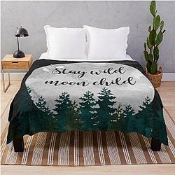 Stay Wild Moon Child Blanket