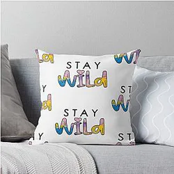 Stay Wild Ben Azelart Throw Pillow 

(stay wild edition)