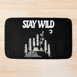 Stay Wild - Into the Wild Bath Mat