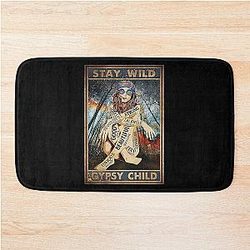 Stay Wild Gypsy Child Bath Mat