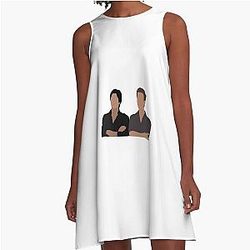 Damon Stefan Salvatore A-Line Dress
