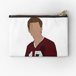 Stefan Salvatore Jersey 17 Merch Zip Pouch