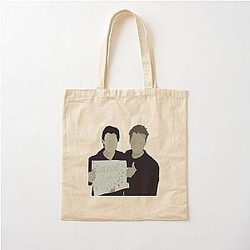 Damon and Stefan Salvatore Cotton Tote