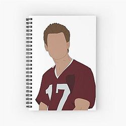 Stefan Salvatore 17 Merch Spiral Notebook