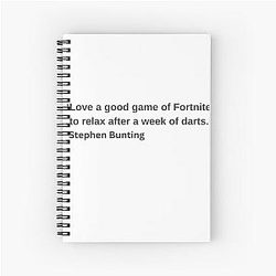 Stephen Bunting Notebook