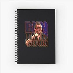 Stephen Bunting The bullet Spiral Notebook