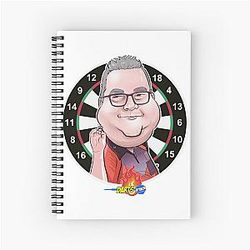 Caricatura Stephen Bunting by Darts Attack Notebook