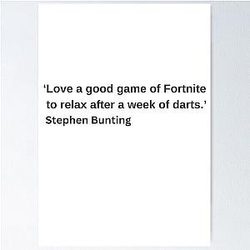 Stephen Bunting Poster