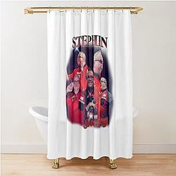 Stephen Bunting Bootleg Darts T-Shirt Shower Curtain