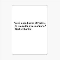 Stephen Bunting Sticker