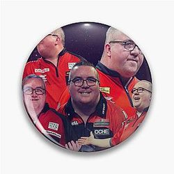 Stephen Bunting Bootleg T-Shirt Darts Pin
