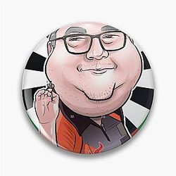 Caricature Stephen Bunting by Darts Attack Pin