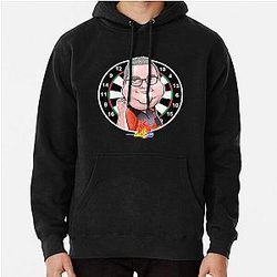 Caricatura Stephen Bunting Darts Attack Pullover Hoodie