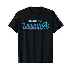 The Fantastic Four First Steps Movie Logo T-Shirt
