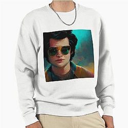 Steve Harrington Now available in Print Pullover Sweatshirt
