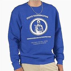 Steve Harrington Demogorgon Exterminator Pullover Sweatshirt